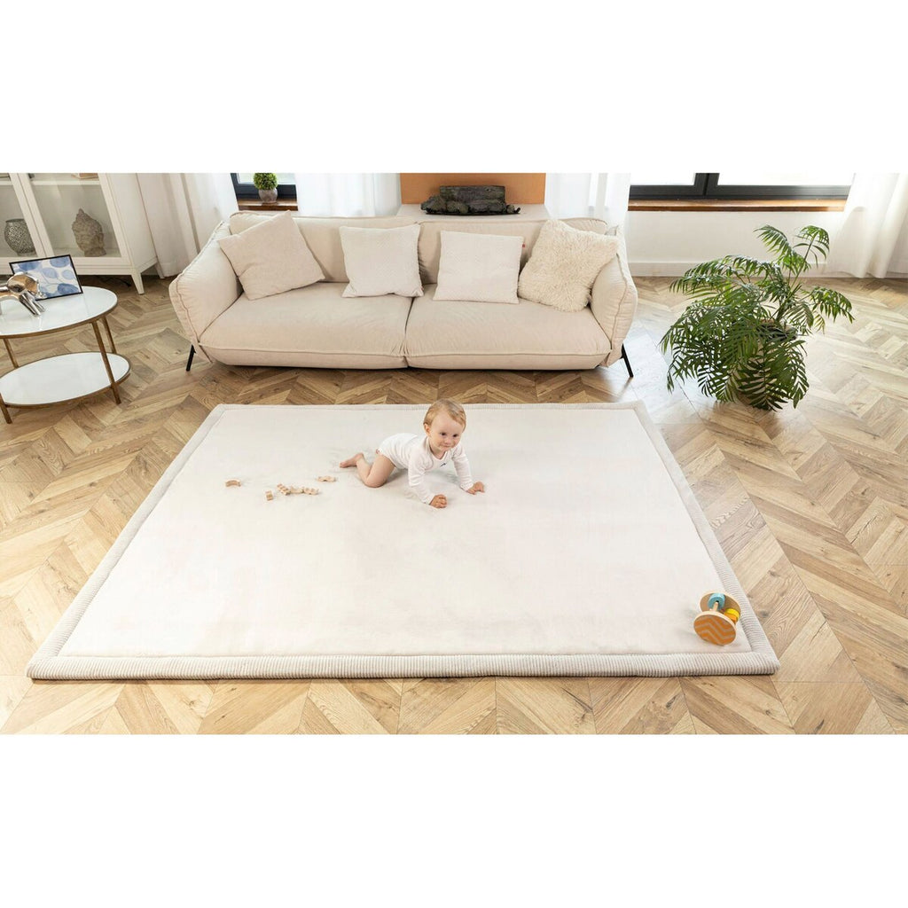 Detalj av korallfløyel på Barneteppe med minneskum 150x200 cm korallfløyel