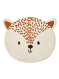 Barneteppe polarrev bomull 62,6 x 75 cm forfra