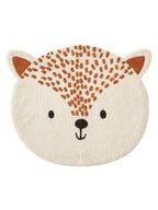 Barneteppe polarrev bomull 62,6 x 75 cm forfra
