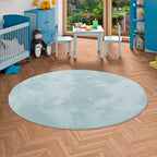 Barneteppe rundt imitert pels Pearl Kids 100% polyester - Pergamon