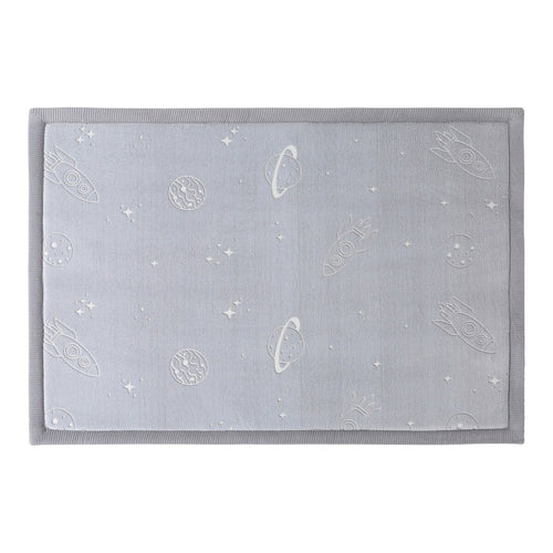 Barneteppe selvlysende 170x120 cm minneskum sklisikkert bakside