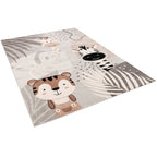 Barneteppe Softstar Kids Safari Friends polypropylen komplett sett