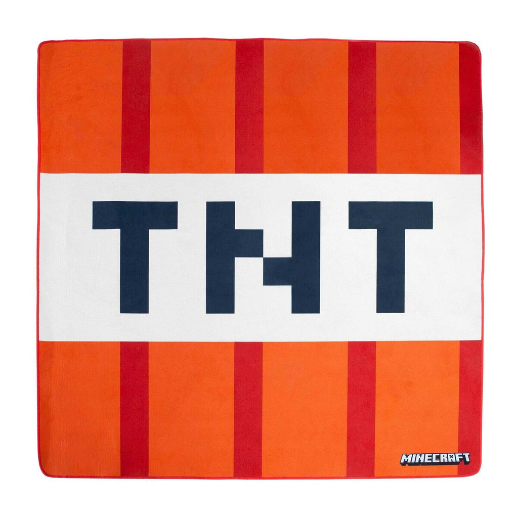 Barneteppe TNT MINECRAFT til barnerommet forfra