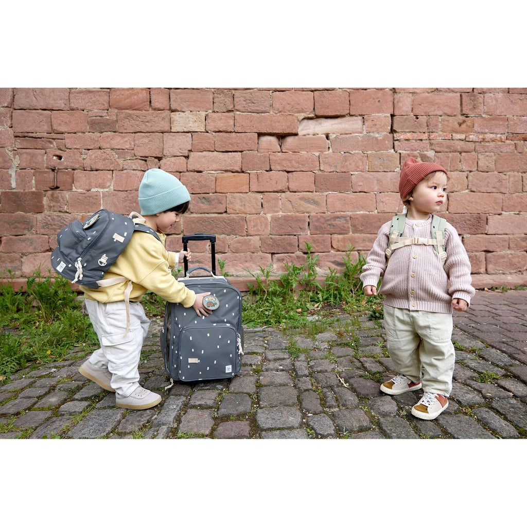 Detaljbilde av glidel s p  Barnetrolley Happy Prints 22 l