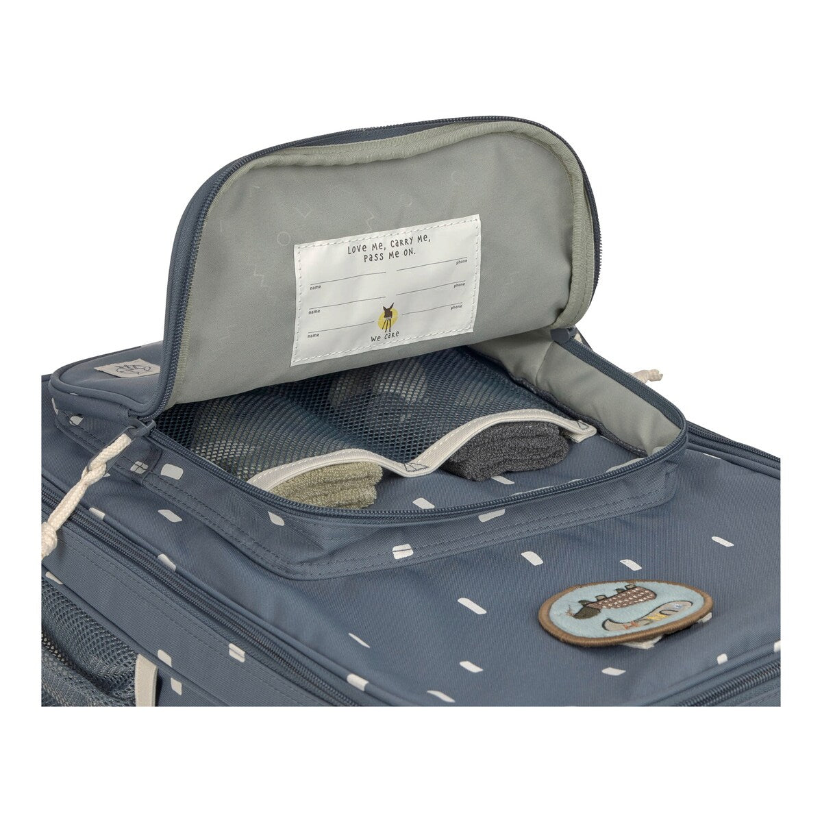 N rbildet av hjul p  Barnetrolley Happy Prints 22 l