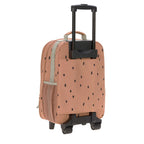 Barnetrolley Happy Prints karamell resirkulert polyester detalj av håndtak