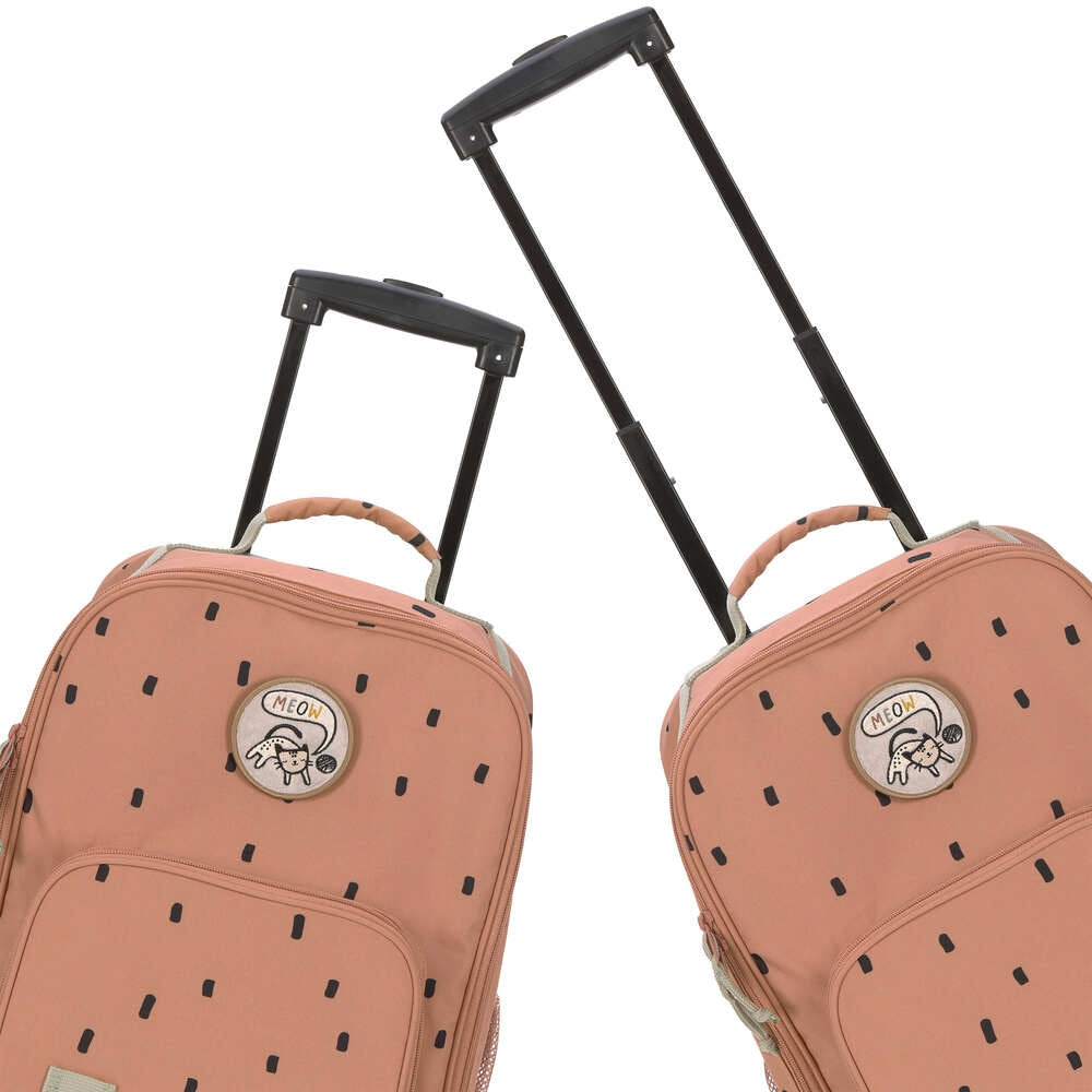 Barnetrolley Happy Prints karamell resirkulert polyester fra 3 år - Lässig