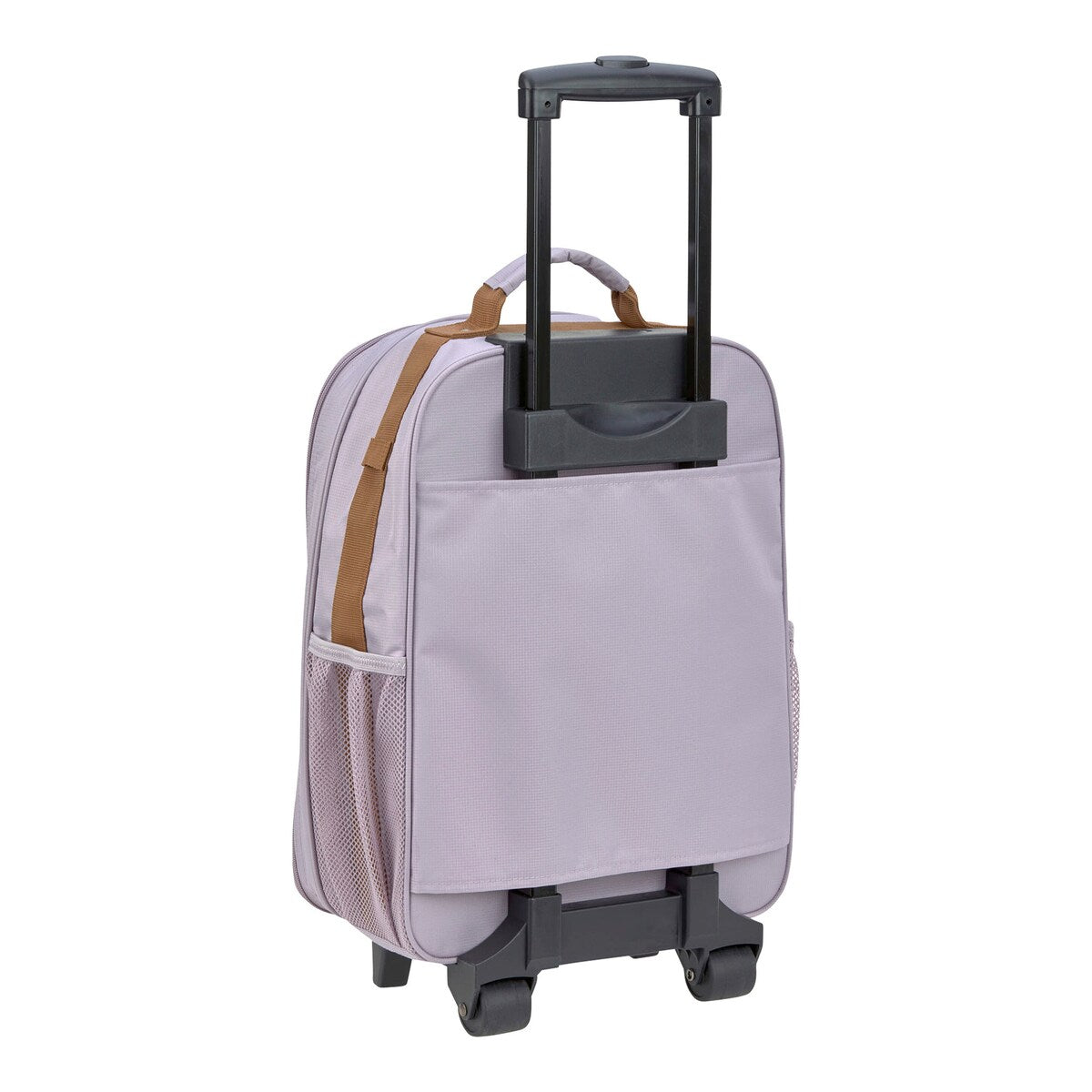 Detalj av glidelåslomme på Barnetrolley Little Gang med skobag