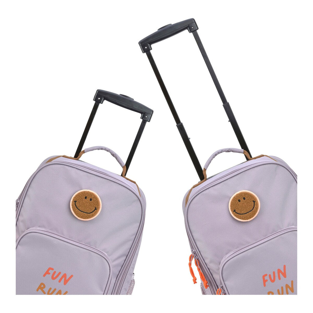 Barnetrolley Little Gang med skobag pakket til reise