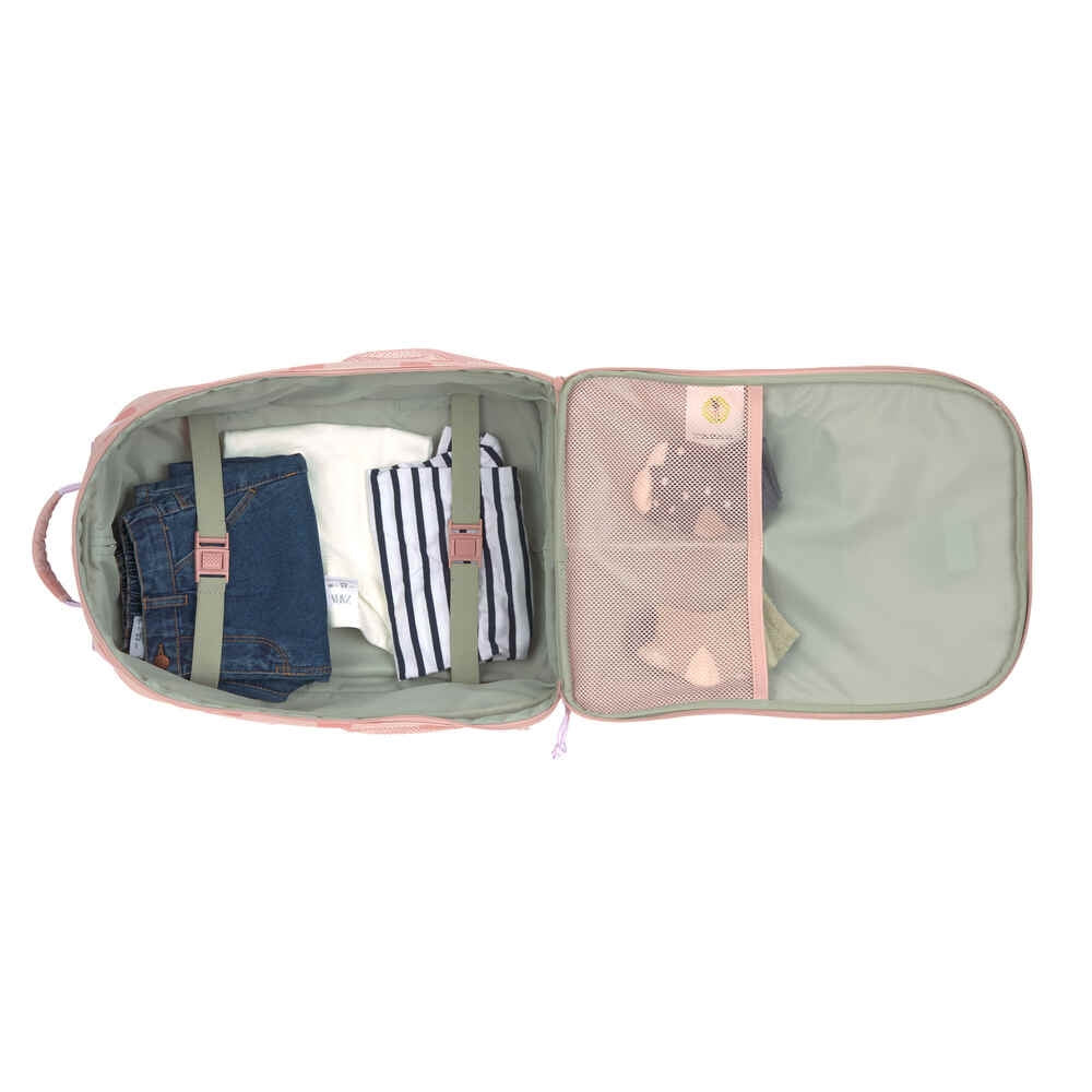 Barnetrolley Pattern Party resirkulert polyester 22 l bakside