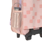 Barnetrolley Pattern Party resirkulert polyester 22 l nærbilde av hjul