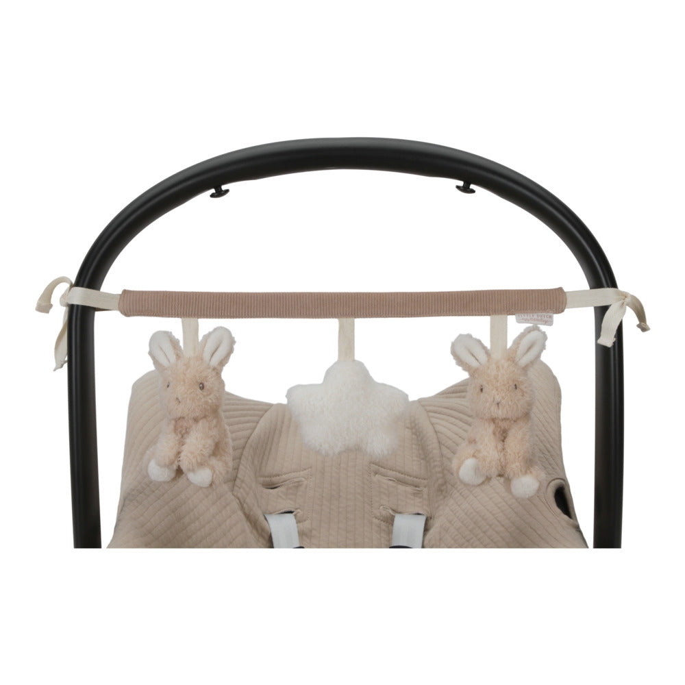 Bakside av Barnevognkjede Baby Bunny i polyester 0-6 mnd
