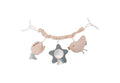 Barnevognkjede Lovely Birds polyester - Jollein forfra