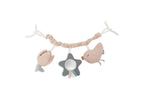 Barnevognkjede Lovely Birds polyester - Jollein forfra