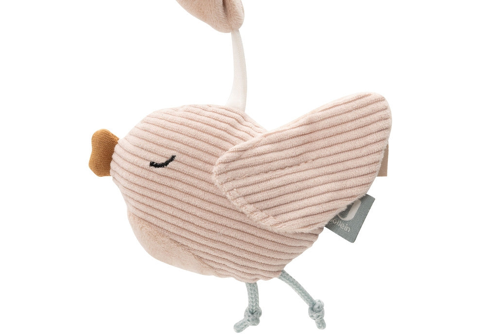 Barnevognkjede Lovely Birds polyester - Jollein montert på barnevogn