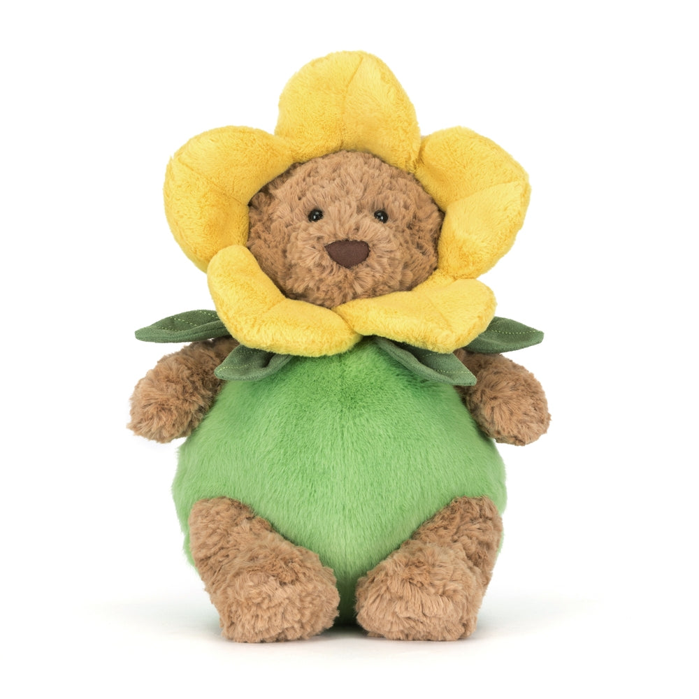 Bartholomew Bear påskelilje-antrekk kosebamse forfra