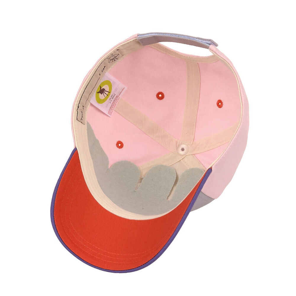 Baseballcaps barn katt rosa str 52-56 på barn