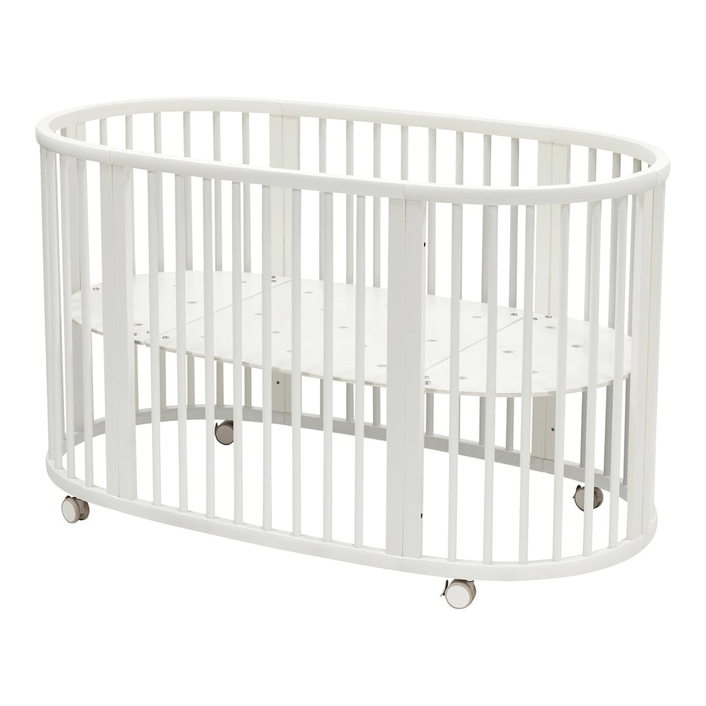 Sprinkelseng Sleepi med madrass og laken i økologisk bomull - Stokke