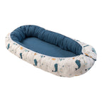 Babynest vaffelpiké vendbart 55x95 cm justerbar størrelse - Ullenboom