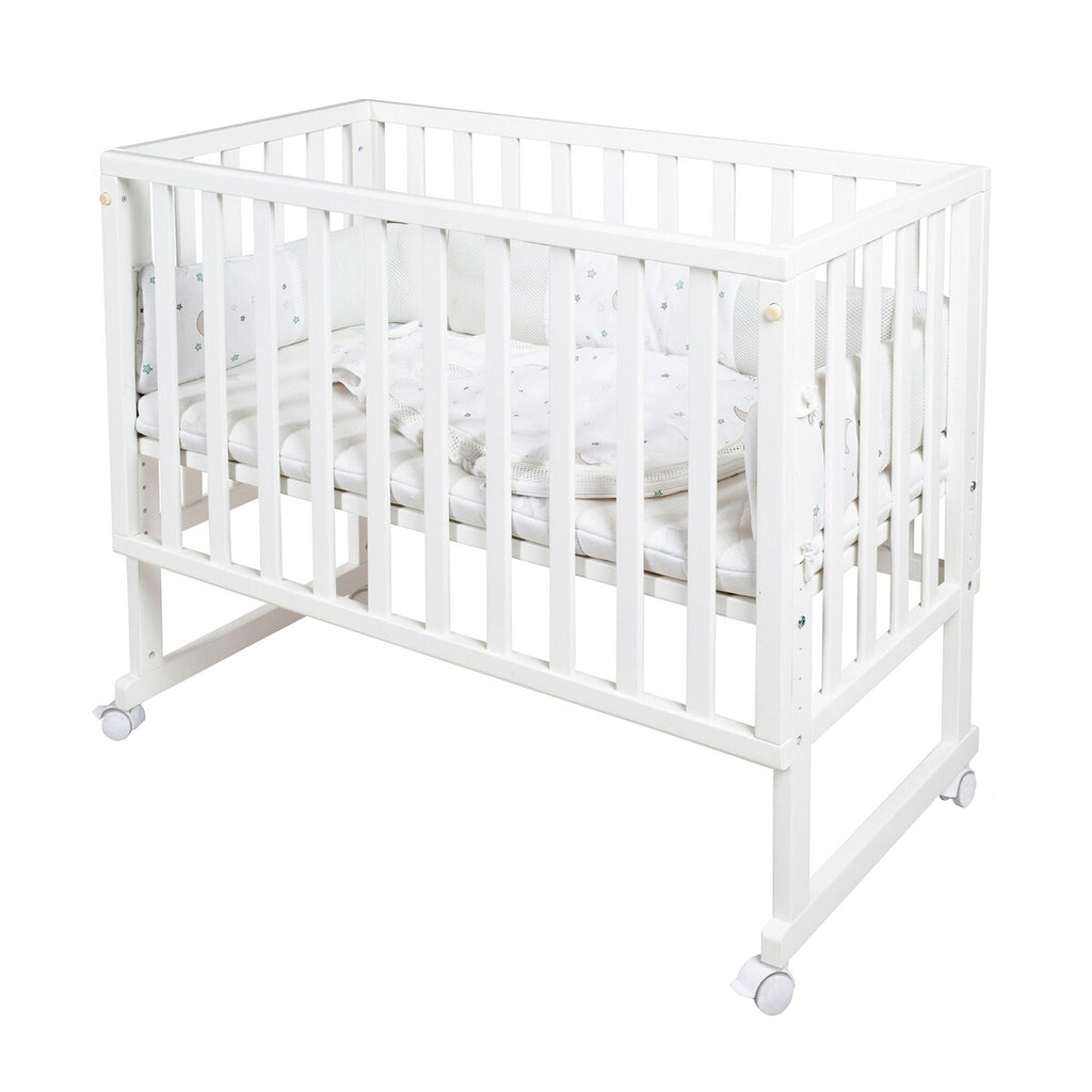 Detalj av Bedside crib 3-i-1 Sternenzauber safe asleep® hvit materialer