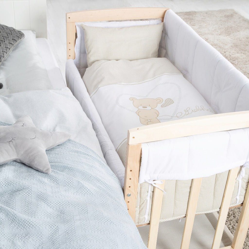 Bedside crib 4-i-1 Liebhabär i vuggemodus med kuler