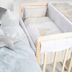 Bedside crib 4-i-1 Liebhabär i vuggemodus med kuler