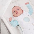 Bedside crib 60x120 cm Sternenzauber safe asleep® komplett sett med madrass
