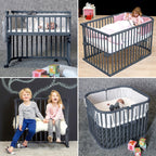 Bedside crib Boxspring 89x51 cm for høye senger - babybay
