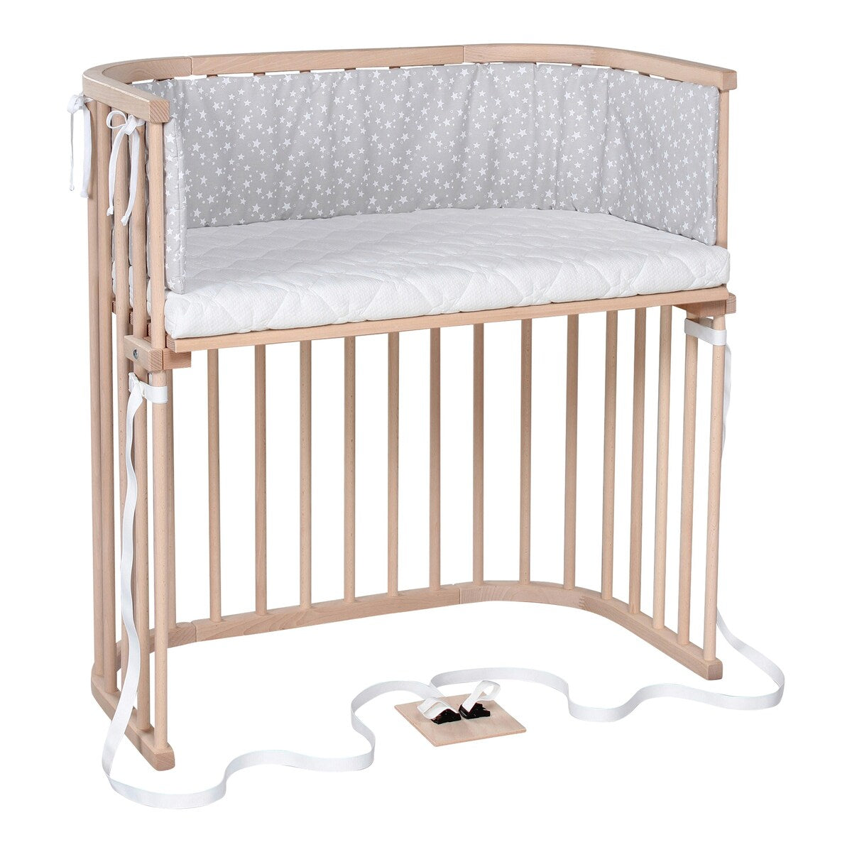 Bedside crib Boxspring 89x51 cm for høye senger - babybay