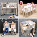 Bedside crib Boxspring 89x51 cm for høye senger - babybay