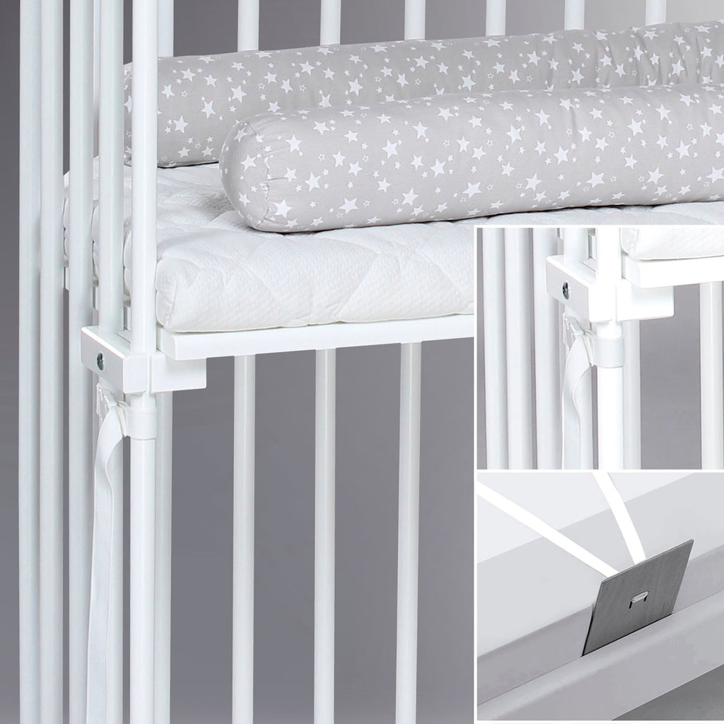 Bedside crib Boxspring 89x51 cm for høye senger - babybay