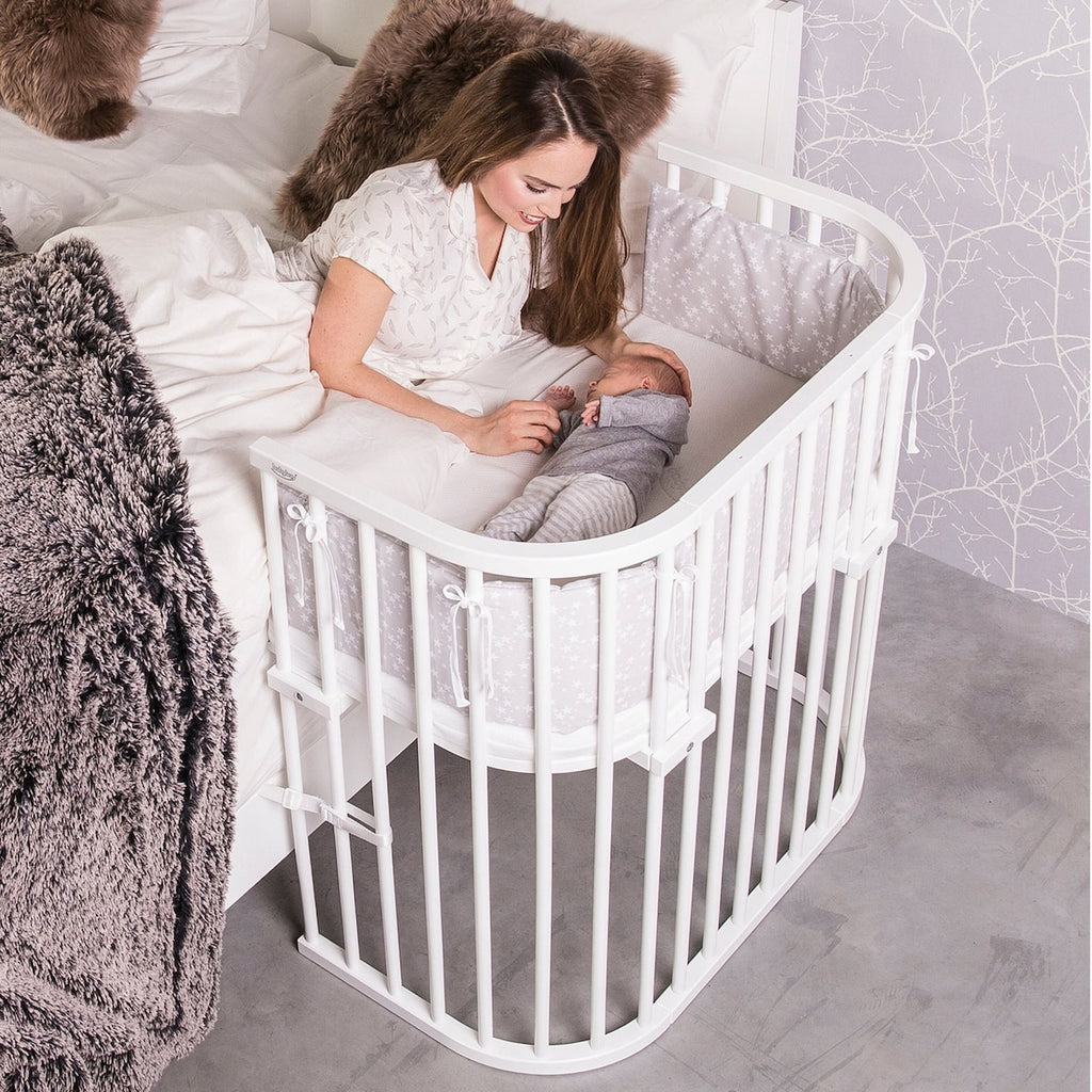 Bedside crib Boxspring 89x51 cm for høye senger - babybay