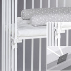 Nærbilde av madrass Classic Soft i bedside crib Boxspring XXL hvit