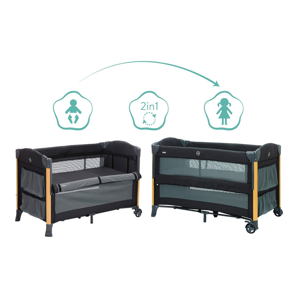 Bedside crib Cadiz madrass detalj