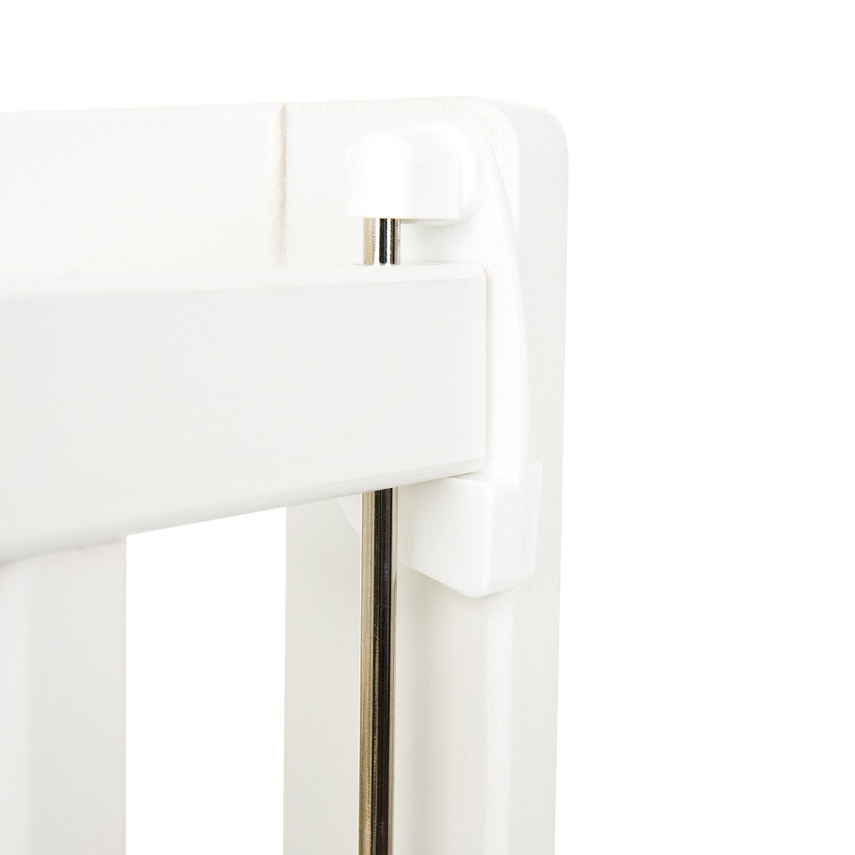 Bedside crib Cocon Plus med hjul montert ved foreldreseng