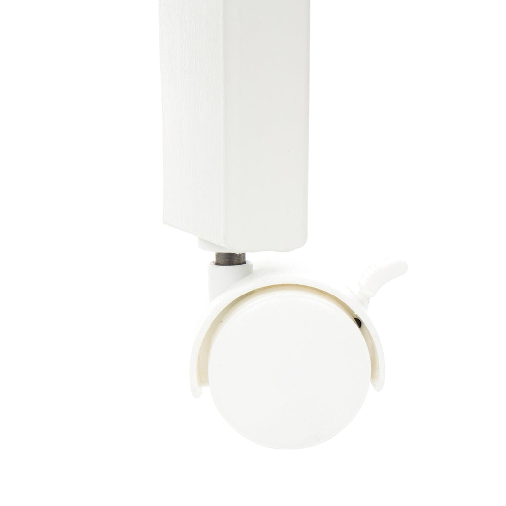 Bedside crib Cocon Plus med hjul festestropper detalj