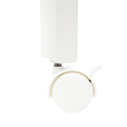 Bedside crib Cocon Plus med hjul festestropper detalj