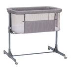 Bedside crib Eco med 3 høydeinnstillinger, opptil 9 kg forfra