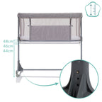 Bedside crib Eco med 3 høydeinnstillinger, opptil 9 kg nærbilde av festebånd