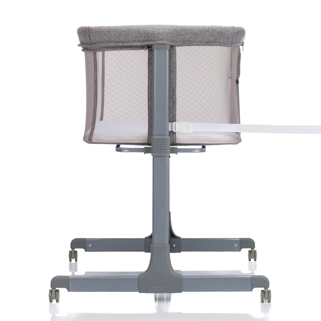 Bedside crib Eco med 3 høydeinnstillinger, opptil 9 kg madrass inkludert