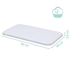 Bedside crib Eco med 3 høydeinnstillinger, opptil 9 kg soveplass for barn