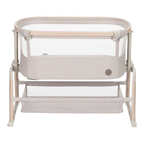 Bedside crib Iora Air med madrass og reiseveske bakside