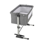 Sammenleggbar aluminiumsramme på Bedside crib Joy 85x49 cm med madrass og aluminiumsramme
