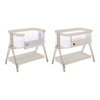 Detalj av skummadrass i Bedside crib Luna