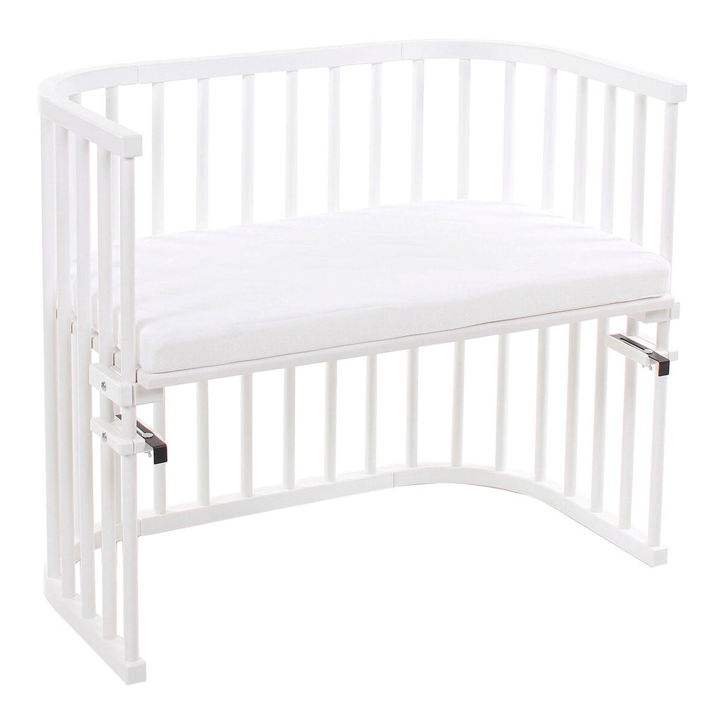 Bedside crib Maxi 89x51 cm med madrass Classic Soft forfra