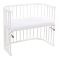 Bedside crib Maxi 89x51 cm med madrass Classic Soft forfra