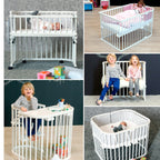 Bedside crib Maxi 89x51 cm med madrass Classic Soft - babybay®