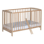 Bedside crib Micky 60x120 cm i massiv bøk - Schardt