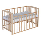 Bedside crib Micky 60x120 cm i massiv bøk - Schardt