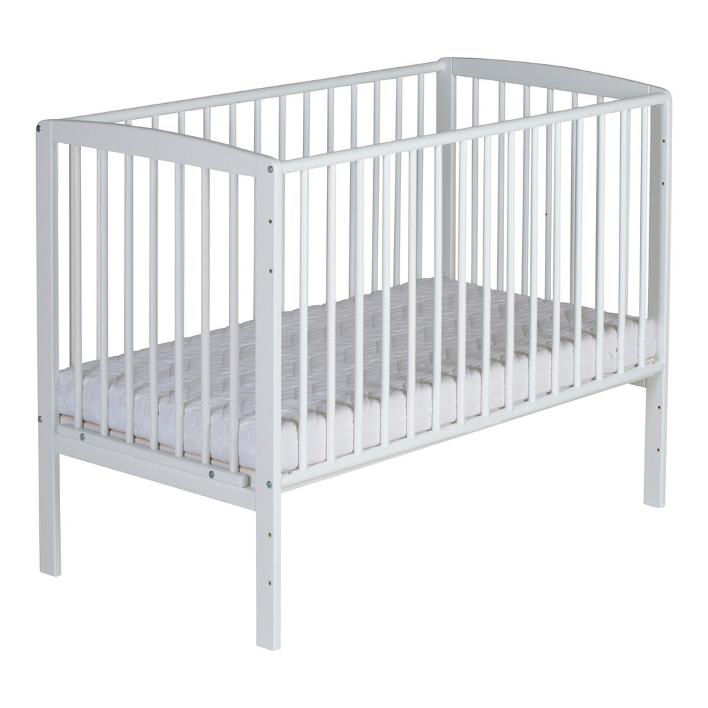 Montert bedside crib Micky Plus 60x120 cm for boxspringsenger
